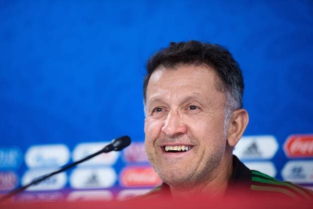 180626 Head coach Juan Carlos Osorio of the Mexican national football team at a press conference during the FIFA World Cup on June 26, 2018 in Ekaterinburg Photo Joel Marklund BILDBYR N Code JM 87734  Copyright: JOELxMARKLUND BB180626JM062