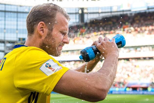 180627 Ola Toivonen of Sweden before the FIFA World Cup group stage match between Mexico and Sweden on June 27, 2018 in Ekaterinburg Photo Petter Arvidson BILDBYR N Code PA 87737  Copyright: PETTERxARVIDSON BB180627PA090