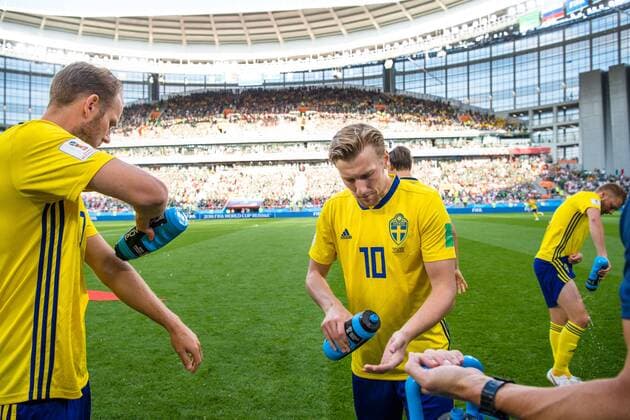 180627 Emil Forsberg of Sweden before the FIFA World Cup group stage match between Mexico and Sweden on June 27, 2018 in Ekaterinburg Photo Petter Arvidson BILDBYR N Code PA 87737  Copyright: PETTERxARVIDSON BB180627PA091