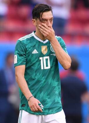 FIFA World Cup 2018 Preliminary Round Group F South Korea Germany 27 06 2018 Mesut Oezil Germany is disappointed after the final whistle