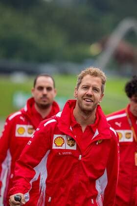 28 06 2018 Red Bull Ring Spielberg AUT FIA Formula 1 Grand Prix of Austria Previews of the Tour Sebastian Vettel GER Scuderia Ferrari German Formula One driver Sebastian Vettel of Scuderia Ferrari during the Austrian Formula One Grand Prix at the Red Bull Ring in Spielberg France on 2018 06 28 Spielberg  EP_ang