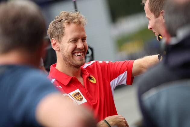 FORMULA 1 - GP of Austria 2018 SPIELBERG,AUSTRIA,28.JUN.18 - MOTORSPORTS, FORMULA 1 - Grand Prix of Austria, Red Bull Ring, preview. Image shows Sebastian Vettel (GER Scuderia Ferrari). GEPAxpictures xChristianxWalgram