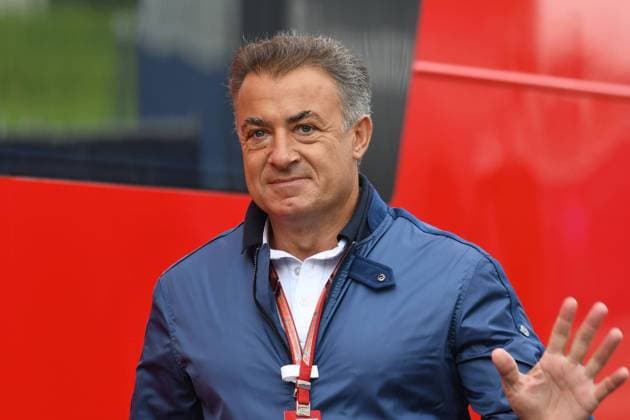 Jean Alesi comes to the paddock in the morning Formula 1 Grand Prix of Austria Red Bull Ring 29 06 2018 Formula 1 Grand Prix of Austria Red Bull Ring 29 06 2018 Spielberg Copyright: xEIBNER Florian_Schustx EP_SCHUST