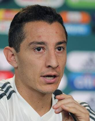 Mexican National soccer team player Andres Guardado offers a press conference PK Pressekonferenz in Moscow, Russia, 29 June 2018. Mexico will face Brazil in a Russia 2018 World Cup round of 16 match on 02 July. Mexico press conference !ACHTUNG: NUR REDAKTIONELLE NUTZUNG!  Copyright: xLavandeiraxJrx MUN492 20180629-636658714658976507