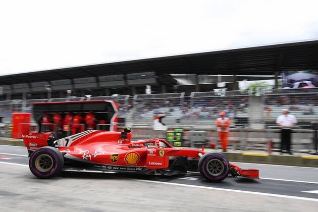 FORMULA 1 - GP of Austria 2018 SPIELBERG,AUSTRIA,29.JUN.18 - MOTORSPORTS, FORMULA 1 - Grand Prix of Austria, Red Bull Ring, free practice. Image shows Kimi Raikkoenen (FIN Ferrari). GEPAxpictures xChristianxWalgram