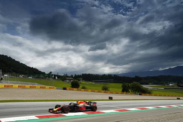 Sport Bilder des Tages Motorsports: FIA Formula One World Championship WM Weltmeisterschaft 2018, Grand Prix of Austria, 33 Max Verstappen (NLD, Aston Martin Red Bull Racing), Spielberg Austria