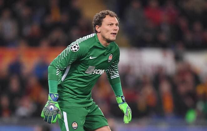 FOOTBALL CHAMPIONS LEAGUE SEASON 2017 2018 AS Roma FC Shakhtar Donetsk 13 03 2018 Goalkeeper Andriy Pyatov Shakhtar Donetsk