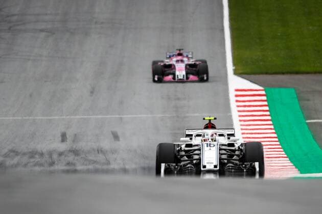 FORMULA 1 - GP of Austria 2018 SPIELBERG,AUSTRIA,29.JUN.18 - MOTORSPORTS, FORMULA 1 - Grand Prix of Austria, Red Bull Ring, free practice. Image shows Charles Leclerc (MON Sauber). GEPAxpictures xMaticxKlansek