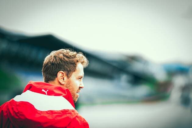 28 06 2018 Red Bull Ring Spielberg AUT FIA Formula 1 Grand Prix of Austria Previews of the Tour Sebastian Vettel GER Scuderia Ferrari German Formula One driver Sebastian Vettel of Scuderia Ferrari during the Austrian Formula One Grand Prix at the Red Bull Ring in Spielberg France on 2018 06 28 Spielberg  EX_ANG