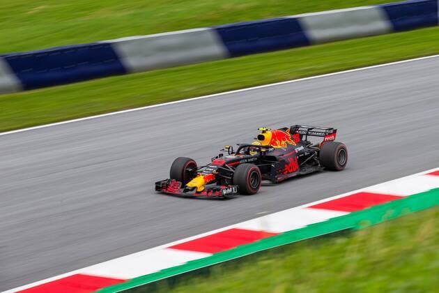 28 06 2018 Red Bull Ring Spielberg AUT FIA Formula 1 Grand Prix of Austria Training im Bild Max Verstappen NED Red Bull Racing Dutch Formula One driver Max Verstappen of Red Bull Racing during the Austrian FIA Formula One Grand Prix at the Red Bull Ring in Spielberg France on 2018 06 28 Spielberg  EX_ANG