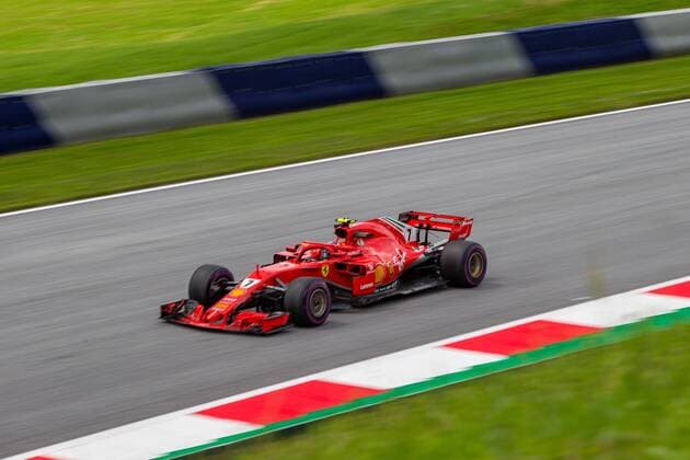 28 06 2018 Red Bull Ring Spielberg AUT FIA Formula 1 Grand Prix of Austria Training im Bild Kimi Raeikkoenen FIN Scuderia Ferrari Finnish Formula One driver Kimi Raeikkoenen of Scuderia Ferrari during the Austrian FIA Formula One Grand Prix at the Red Bull Ring in Spielberg France on 2018 06 28 Spielberg  EX_ANG