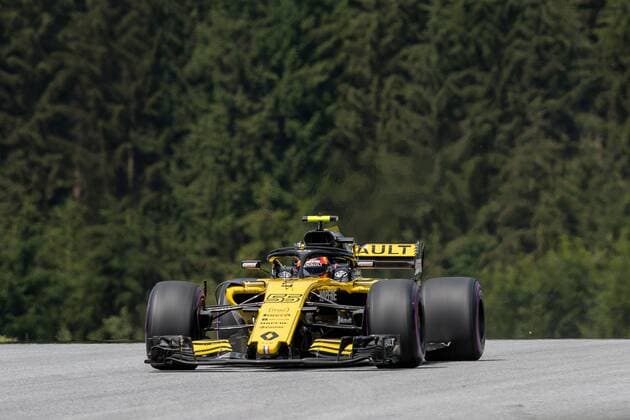 28 06 2018 Red Bull Ring Spielberg AUT FIA Formula 1 Grand Prix of Austria Training im Bild Carlos Sainz jr ESP Renault Spanish Formula One driver Carlos Sainz jr of Renault during training of the Austrian FIA Formula One Grand Prix at the Red Bull Ring in Spielberg France on 2018 06 28 Spielberg  EX_ANG