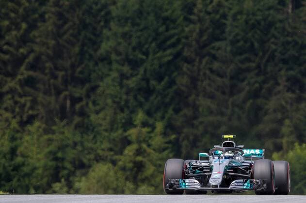 28 06 2018 Red Bull Ring Spielberg AUT FIA Formula 1 Grand Prix of Austria Training im Bild Valtteri Bottas FIN Mercedes F1 Formula One driver Valtteri Bottas of Mercedes during the Austrian Formula One Grand Prix at the Red Bull Ring at Spielberg France on 2018 06 28 Spielberg  EX_ANG