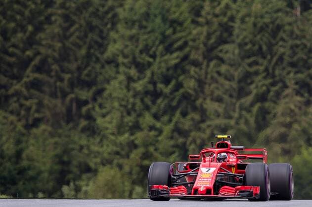28 06 2018 Red Bull Ring Spielberg AUT FIA Formula 1 Grand Prix of Austria Training im Bild Kimi Raeikkoenen FIN Scuderia Ferrari Finnish Formula One driver Kimi Raeikkoenen of Scuderia Ferrari during the Austrian FIA Formula One Grand Prix at the Red Bull Ring in Spielberg France on 2018 06 28 Spielberg  EX_ANG