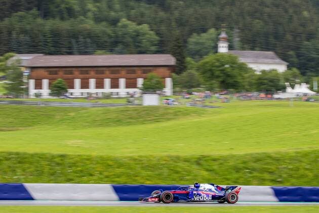 28 06 2018 Red Bull Ring Spielberg AUT FIA Formula 1 Grand Prix of Austria Training im Bild Pierre Gasly FRA Toro Rosso French Formula One driver Pierre Gasly of Toro Rosso during the Austrian FIA Formula One Grand Prix at the Red Bull Ring in Spielberg France on 2018 06 28 Spielberg  EX_ANG