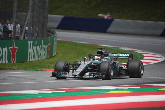 Photo4 LaPresse 29 06 2018 Spielberg, Austria Grand Prix Formula One Austria 2018 In the pic: free Practice 1, Lewis Hamilton (GBR) Mercedes AMG F1 W09  Copyright: xPhoto4 LaPressex