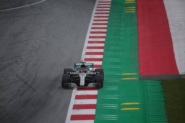 Photo4 LaPresse 29 06 2018 Spielberg, Austria Grand Prix Formula One Austria 2018 In the pic: free Practice 1, Lewis Hamilton (GBR) Mercedes AMG F1 W09  Copyright: xPhoto4 LaPressex