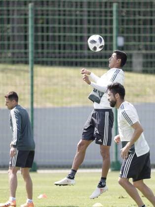 WM 2018, Training Nationalteam Mexiko June 29, 2018 - EUM20180629DEP08.JPG.MOSCÃö, Rusia, SoccerFutbol-Mundial-Mexico.- Entrenamiento de la Seleccion Mexicana, este 29 de junio de 2018, de cara al partido de este lunes ante su similar de Brasil; encuentro correspondiente a los octavos de final del Mundial de Rusia. Foto: Agencia EL UNIVERSALLuis CortesMAR. Latin News: June 29, 2018  - ZUMAu78_ 20180629_zaf_u78_007 Copyright: xElxUniversalx