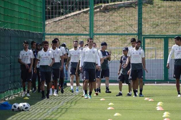 WM 2018, Training Nationalteam Mexiko June 29, 2018 - EUM20180629DEP10.JPG.MOSCÃö, Rusia, SoccerFutbol-Mundial-Mexico.- Entrenamiento de la Seleccion Mexicana, este 29 de junio de 2018, de cara al partido de este lunes ante su similar de Brasil; encuentro correspondiente a los octavos de final del Mundial de Rusia. Foto: Agencia EL UNIVERSALLuis CortesMAR. Latin News: June 29, 2018  - ZUMAu78_ 20180629_zaf_u78_013 Copyright: xElxUniversalx