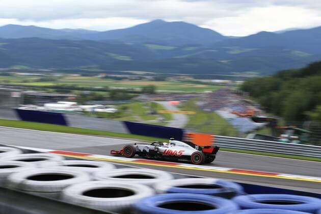 29th June 2018, Red Bull Ring, Spielberg, Austria; Austrian Formula One Grand Prix, Friday free practice; Haas F1 Team, Kevin Magnussen  ActionPlus12042504 Octane