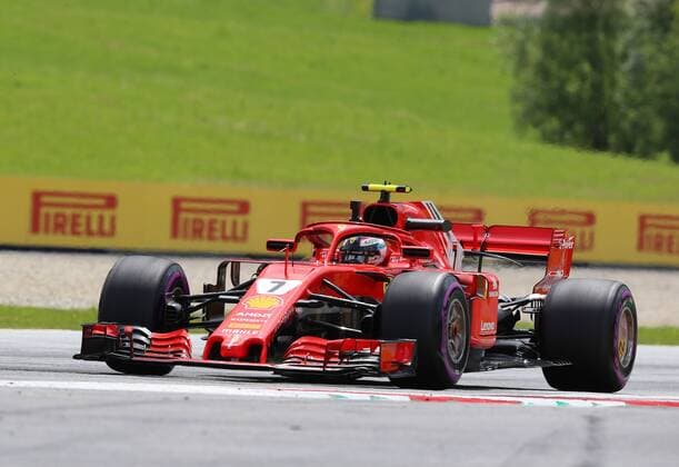Kimi Raiikkoenen Scuderia Ferrari formula 1 GP Austria in Spielberg 29 06 2018 Photo mspb Jean Petin Kimi Raikkoenen Formula 1 GP Austria 2018