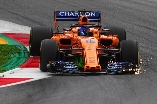 Fernando Alonso McLaren Zeltweg 29-06-2018 GP Austria Formula 1 Championship 2018 Practice - Prove Foto Federico Basile Insidefoto federicoxbasile