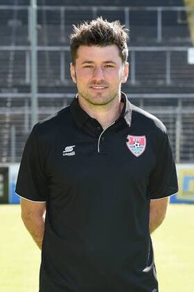 Football 3 league Official photo session KFC Uerdingen at the Grotenburg Stadium in Krefeld Co Coach Stefan Reisinger KFC Uerdingen 3 League Portrait date 2018 2019 xRx