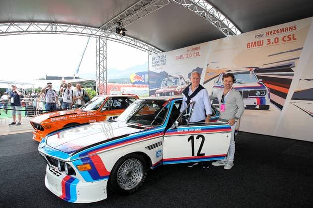 FORMULA 1 - GP of Austria 2018 SPIELBERG,AUSTRIA,30.JUN.18 - MOTORSPORTS - Grand Prix of Austria, Red Bull Ring, legends parade. Image shows Tony Hazemans and BMW 3.0 CLS. GEPAxpictures xMaticxKlansek