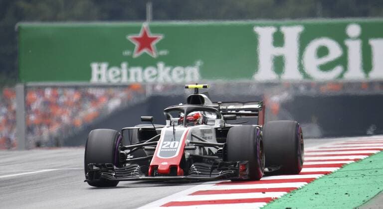 FORMULA 1 - GP of Austria 2018 SPIELBERG,AUSTRIA,30.JUN.18 - MOTORSPORTS, FORMULA 1 - Grand Prix of Austria, Red Bull Ring, free practice. Image shows Kevin Magnussen (DEN Haas). GEPAxpictures xWolfgangxGrebien