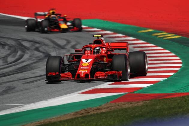 FORMULA 1 - GP of Austria 2018 SPIELBERG,AUSTRIA,01.JUL.18 - MOTORSPORTS - Grand Prix of Austria, Red Bull Ring. Image shows Kimi Raikkoenen (FIN Ferrari). GEPAxpictures xDanielxGoetzhaber
