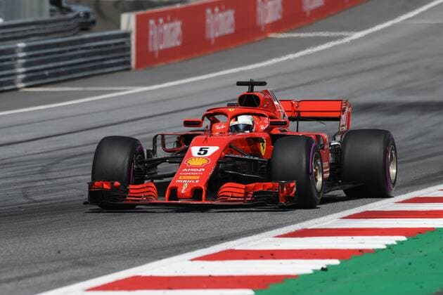 Sebastian Vettel Scuderia Ferrari Formula 1 Grand Prix of Austria Red Bull Ring 01 07 2018 2018 Formula 1 Grand Prix of Austria Red Bull Ring 01 07 2018 Spielberg Copyright: xEIBNER Florian_Schustx EP_SCHUST