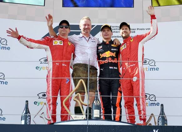 The winning photo Formula 1 Grand Prix of Austria Red Bull Ring 01 07 2018 2018 Formula 1 Grand Prix of Austria Red Bull Ring 01 07 2018 Spielberg Copyright: xEIBNER Florian_Schustx EP_SCHUST