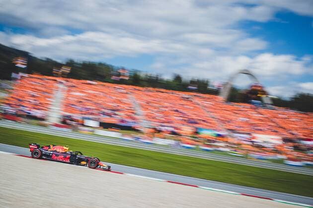01 07 2018 Red Bull Ring Spielberg AUT FIA Formula 1 Grand Prix of Austria race in the picture Max Verstappen NED Red Bull Racing Dutch Formula One driver Max Verstappen of Red Bull Racing during the Austrian FIA Formula One Grand Prix at the Red Bull Ring in Spielberg France on 2018 07 01 Spielberg  EX_FEI