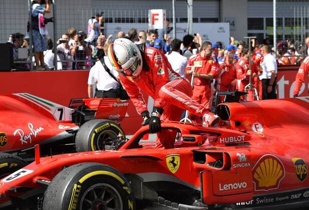 Sebastian Vettel Scuderia Ferrari formula 1 GP Austria in Spielberg 01 07 2018 Photo mspb Jerry Andre Sebastian Vettel Formula 1 GP Austria 2018
