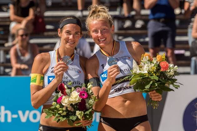 The Technicians Beach Tour Nuernberg 01 07 2018 Kira Walkenhorst Leonie Koertzinger Hamburger SV The Technicians Beach Tour Nuernberg on 01 07 2018 Nuernberg xPWx