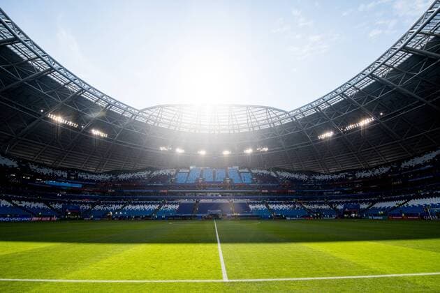 180702 General view of Samara Arena ahead of the FIFA World Cup round of 16 match between Brazil and Mexico on July 2, 2018 in Samara Photo Petter Arvidson BILDBYRAN Code PA 92081  Copyright: PETTERxARVIDSON BB180702PA012
