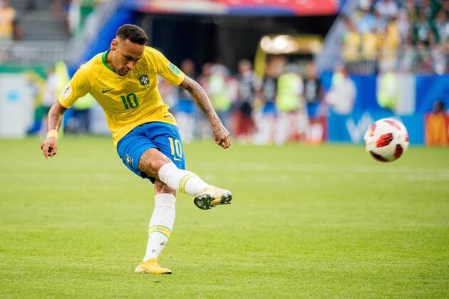 180702 Neymar of Brazil during the FIFA World Cup round of 16 match between Brazil and Mexico on July 2, 2018 in Samara Photo Petter Arvidson BILDBYRAN Code PA 92081  Copyright: PETTERxARVIDSON BB180702PA107