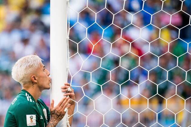 180702 Carlos Salcedo of Mexico during the FIFA World Cup round of 16 match between Brazil and Mexico on July 2, 2018 in Samara Photo Petter Arvidson BILDBYRAN Code PA 92081  Copyright: PETTERxARVIDSON BB180702PA111