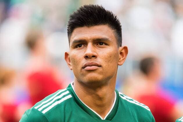 180702 Jesus Gallardo of Mexico before the FIFA World Cup round of 16 match between Brazil and Mexico on July 2, 2018 in Samara Photo Petter Arvidson BILDBYRAN Code PA AI180702 53f  Copyright: PETTERxARVIDSON BB180702PA186