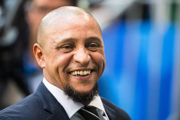 180702 Roberto Carlos before the FIFA World Cup round of 16 match between Brazil and Mexico on July 2, 2018 in Samara Photo Petter Arvidson BILDBYRAN Code PA AI180702 53f  Copyright: PETTERxARVIDSON BB180702PA251