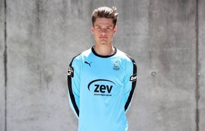 Zwickau Soccer 3 Liga Zwickau 02 07 2018 Soccer 3 Liga FSV Zwickau Portrait date 2018 2019 Pictured goalkeeper Max Sprang FSV Zwickau