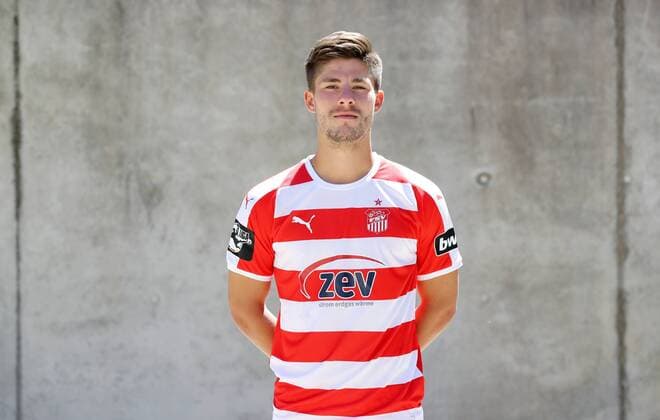 Zwickau Soccer 3 Liga Zwickau 02 07 2018 Soccer 3 Liga FSV Zwickau Portrait date 2018 2019 Pictured Julian Hodek FSV Zwickau