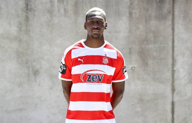 Zwickau Soccer 3 Liga Zwickau 02 07 2018 Soccer 3 Liga FSV Zwickau Portrait date 2018 2019 Pictured Tarsis Bonga FSV Zwickau
