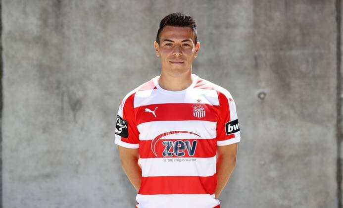 Zwickau Soccer 3 Liga Zwickau 02 07 2018 Soccer 3 Liga FSV Zwickau Portrait date 2018 2019 Pictured Manolo Rodas FSV Zwickau
