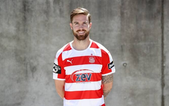 Zwickau Soccer 3 Liga Zwickau 02 07 2018 Soccer 3 Liga FSV Zwickau Portrait date 2018 2019 Pictured Bryan Gaul FSV Zwickau