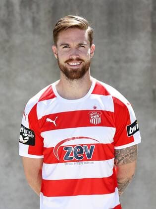 Zwickau Soccer 3 Liga Zwickau 02 07 2018 Soccer 3 Liga FSV Zwickau Portrait date 2018 2019 Pictured Bryan Gaul FSV Zwickau
