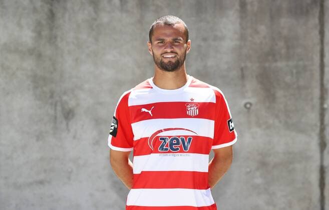 Zwickau Soccer 3 Liga Zwickau 02 07 2018 Soccer 3 Liga FSV Zwickau Portrait date 2018 2019 Pictured Fabian Eisele FSV Zwickau