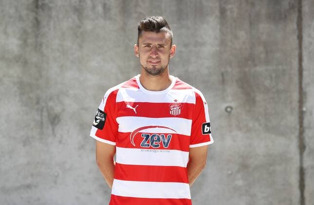 Zwickau Soccer 3 Liga Zwickau 02 07 2018 Soccer 3 Liga FSV Zwickau Portrait date 2018 2019 Pictured Davy Frick FSV Zwickau