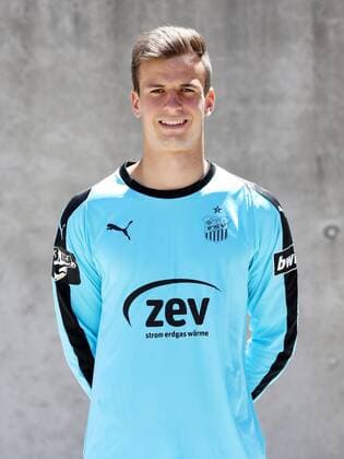 Zwickau Soccer 3 Liga Zwickau 02 07 2018 Soccer 3 Liga FSV Zwickau Portrait date 2018 2019 The picture Goalkeeper Matti Kamenz FSV Zwickau