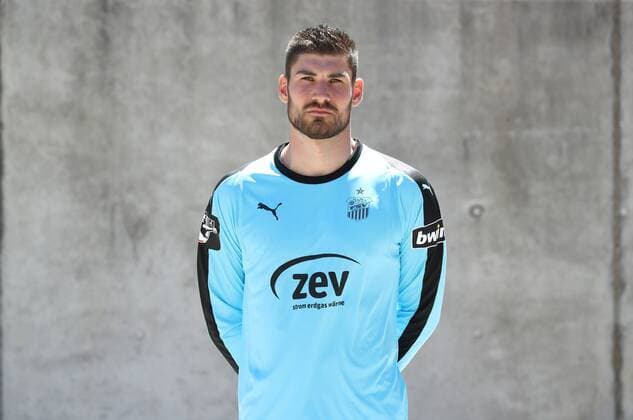Zwickau Soccer 3 Liga Zwickau 02 07 2018 Soccer 3 Liga FSV Zwickau Portrait date 2018 2019 The picture Goalkeeper Johannes Brinkies FSV Zwickau